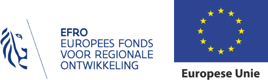 Logo's EFRO Europees Fonds voor Regionale Ontwikkeling en Europese Unie